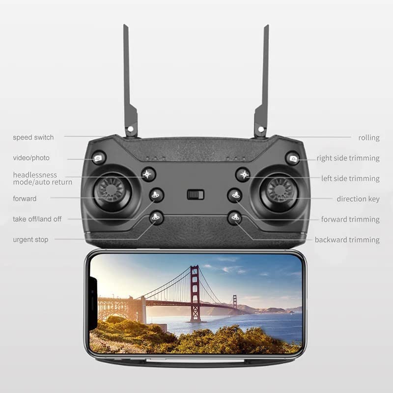 Foldable Drone with HQ WiFi Camera Remote Control Quadcopter