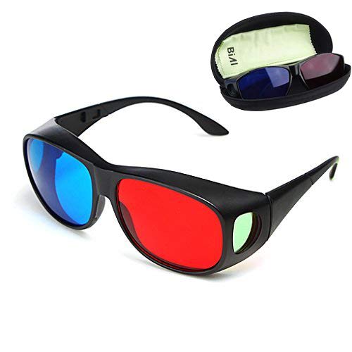 Red-Blue 3D Glasses/Cyan Anaglyph Simple Style 3D Glasses for 3D Movie