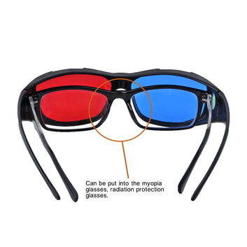 Red-Blue 3D Glasses/Cyan Anaglyph Simple Style 3D Glasses for 3D Movie