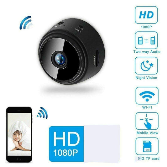 Mini Camera Wireless WiFi 1080P For Home Security