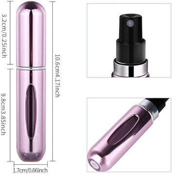 Mini Refillable Perfume Portable Atomizer Bottle Refillable Perfume Spray for Traveling (5ml)