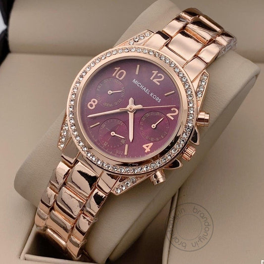 Rose Gold Starp  Watch