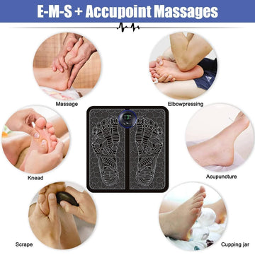 Automatic Foot Massager Pain Relief Wireless Electric ems Massage Machine