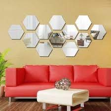 3D Hexagon Acrylic Mirror