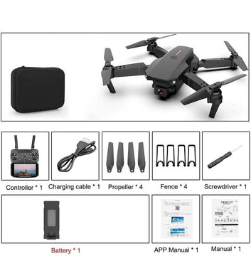 Foldable Drone with HQ WiFi Camera Remote Control Quadcopter