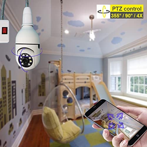 WiFi Wireless CCTV Camera 1080p Bulb Shape